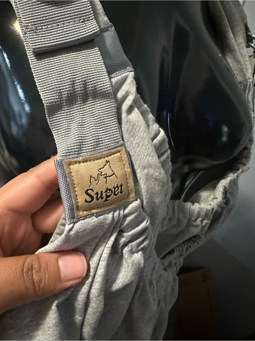 Gray Carrier Sling - Comfortable Hands-Free Carrier